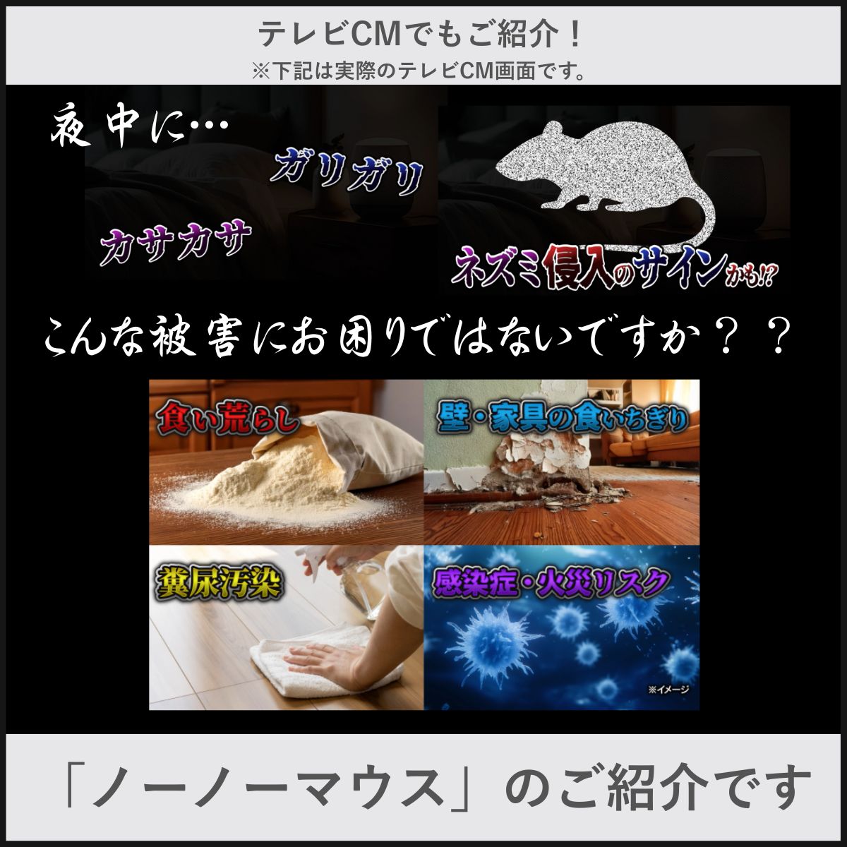 ノーノーマウス ネズミ被害